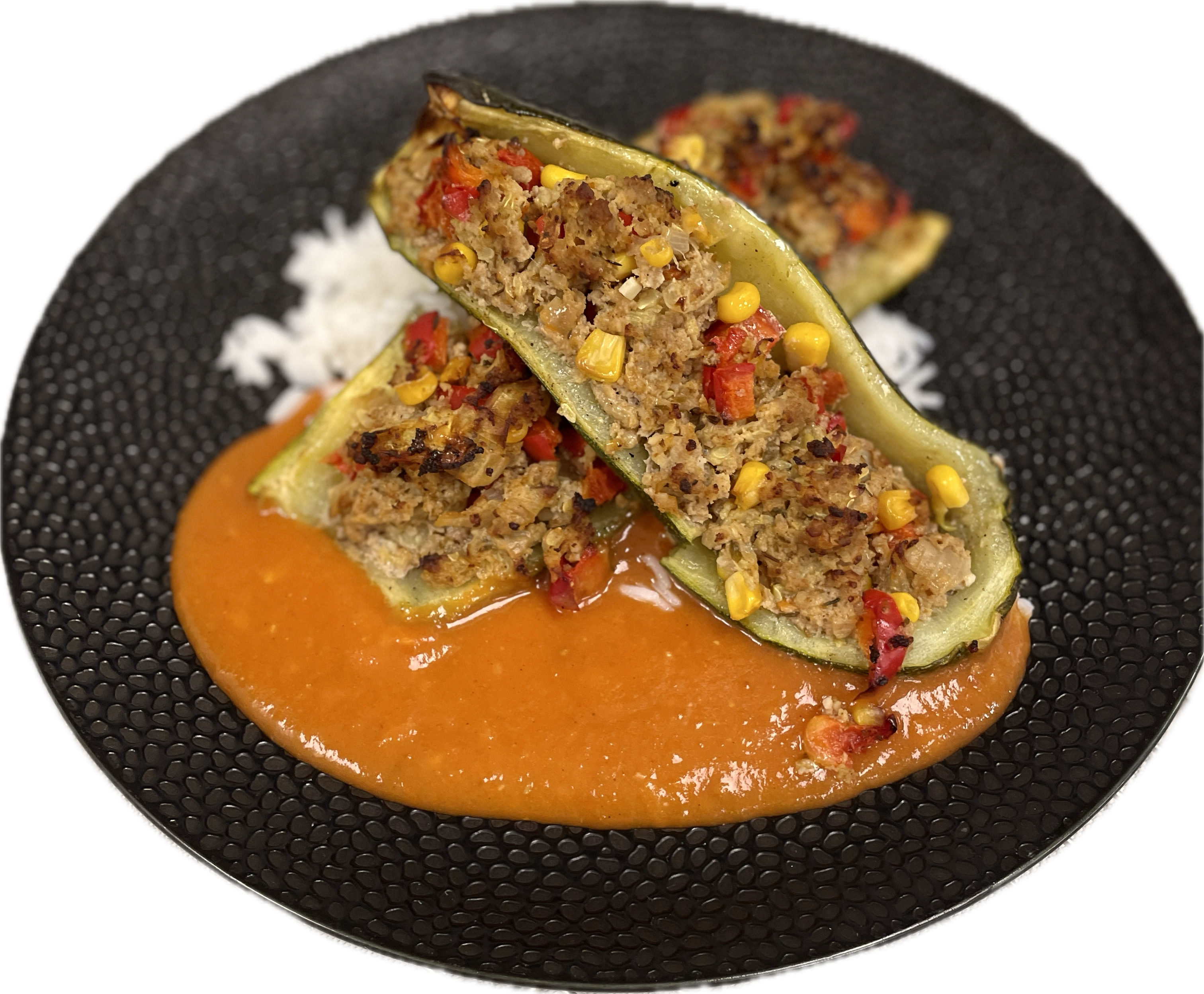 Gevulde courgette